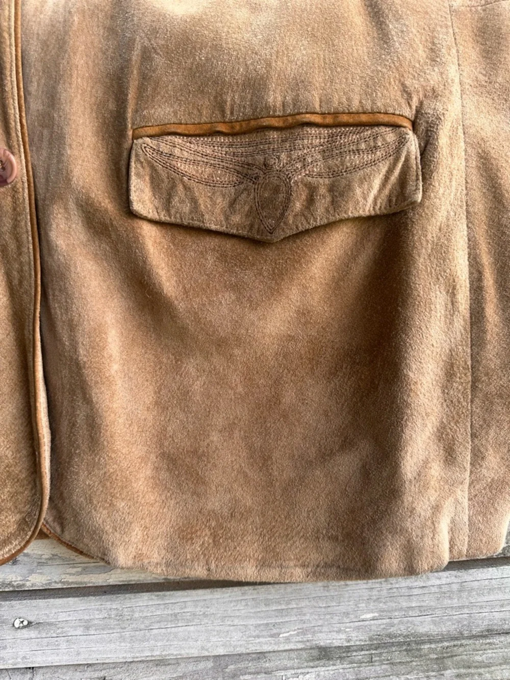 Scully Western Suede Leather Jacket Men’s 44L Tan Embroidered Cowboy Blazer Coat - Picture 12 of 16